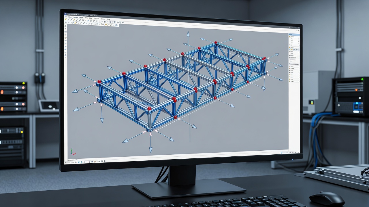 RigMaster 3D structural analysis modeling overhead stage truss load points